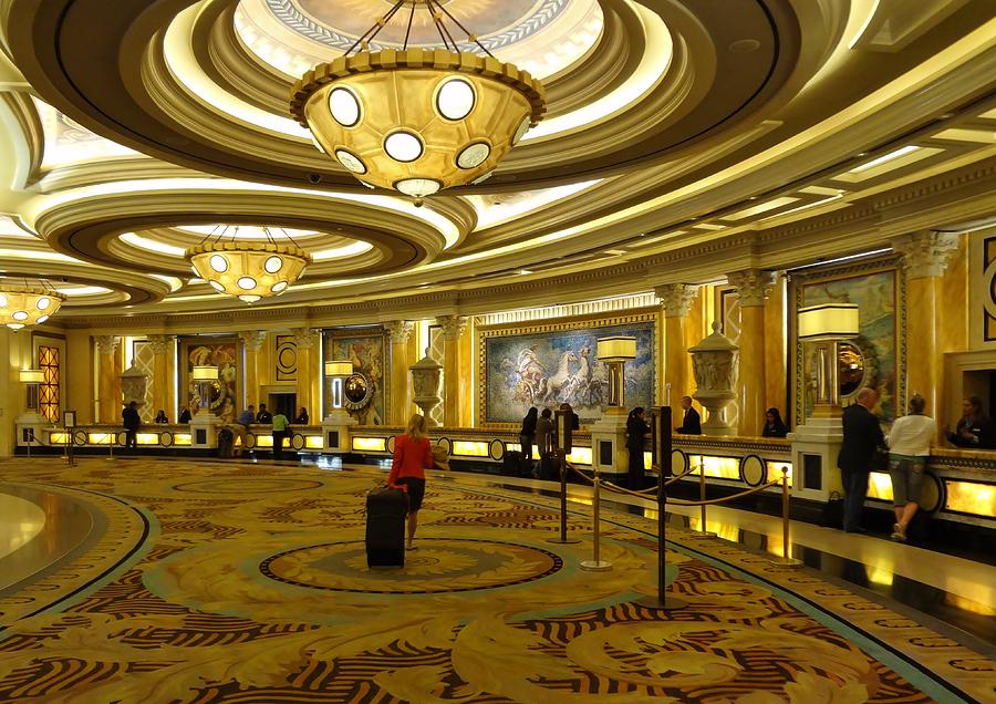 Caesars Palace Lobby Photograph by Francois Gendron - Fine Art America