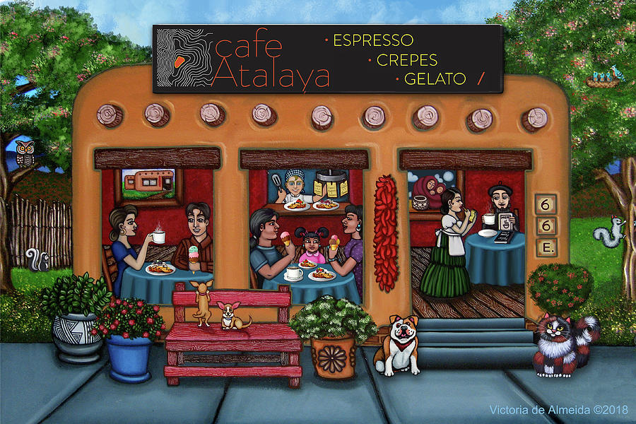 Cafe Atalaya Santa Fe by Victoria de Almeida Cafe Atalaya Santa Fe by Victoria de Almeida