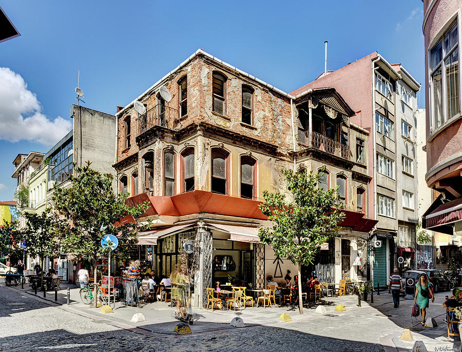 Cafe Benazio Istanbul Photograph by Weston Westmoreland