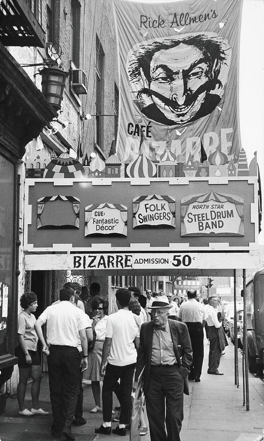 Cafe Bizarre, 1959 Photograph by Fred W. McDarrah Cafe Bizarre, 1959 Photograph by Fred W. McDarrah