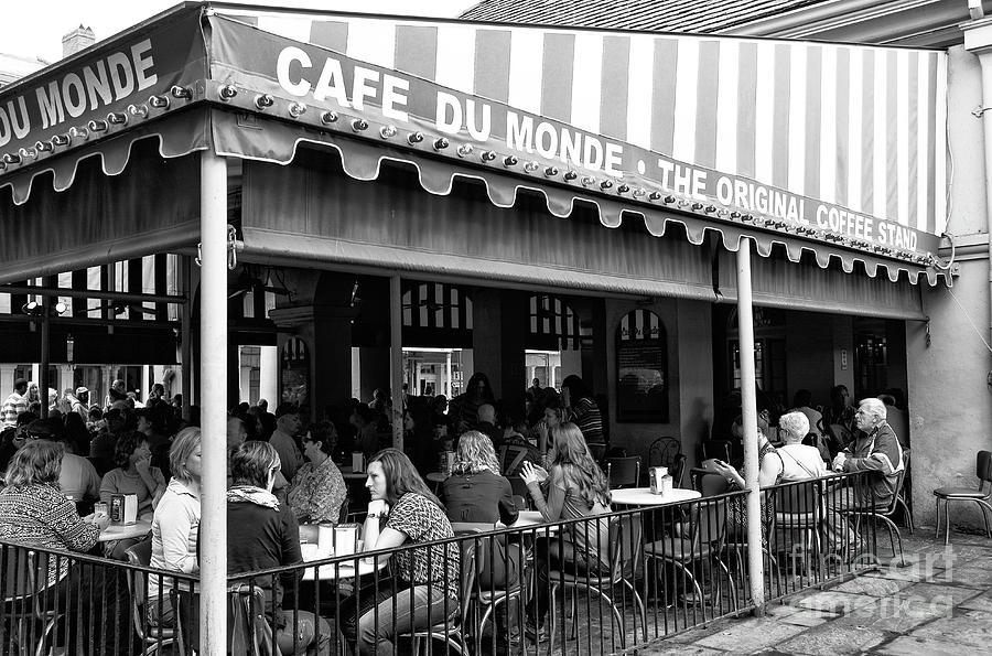 New Orleans Photograph - Cafe Du Monde Morning New Orleans by John Rizzuto