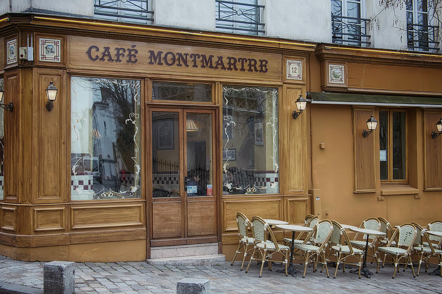 World Cultures Photograph - Cafe Montmartre by Cora Niele
