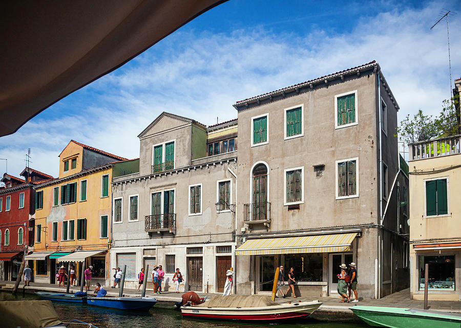 Cafe View Murano Photograph by Chris Dutton