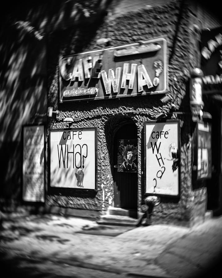 Cafe Wha? Photograph by Bob Estremera