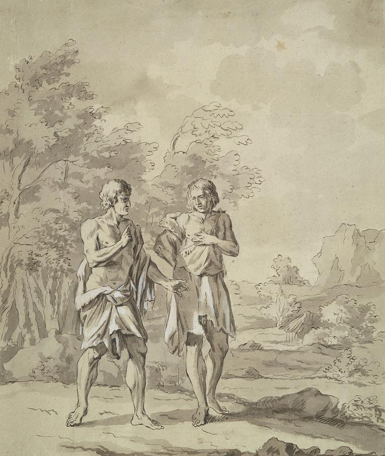 Cain And Abel Drawing by Unknown Fine Art America