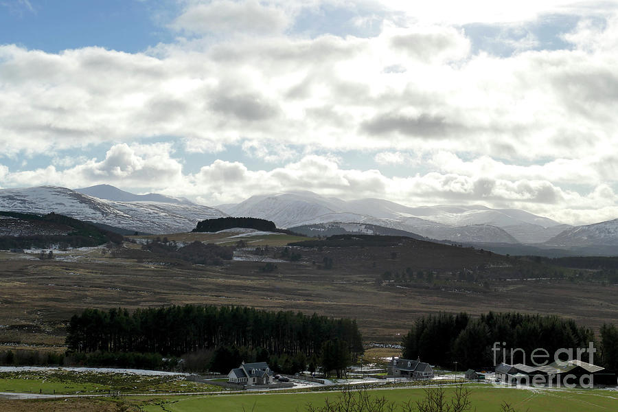 Cairngorm Mountains from Corriechullie Photograph by Phil Banks