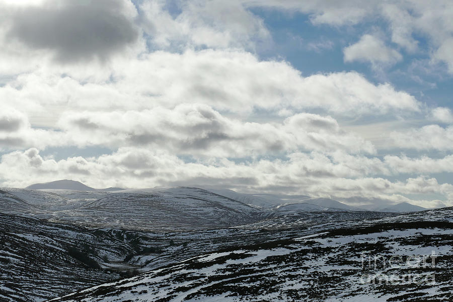 Cairngorm Mountains - Winter Sky Photograph by Phil Banks