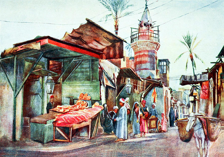 Cairo Street 1912 Photograph by Munir Alawi