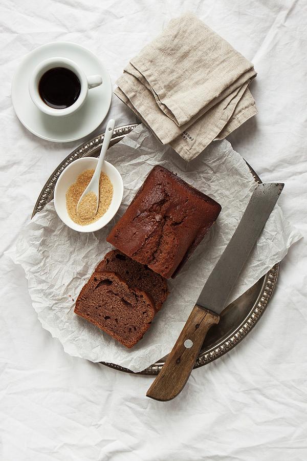Cake Made From Yoghurt, Cocoa And Spices Photograph by Valeria Aksakova