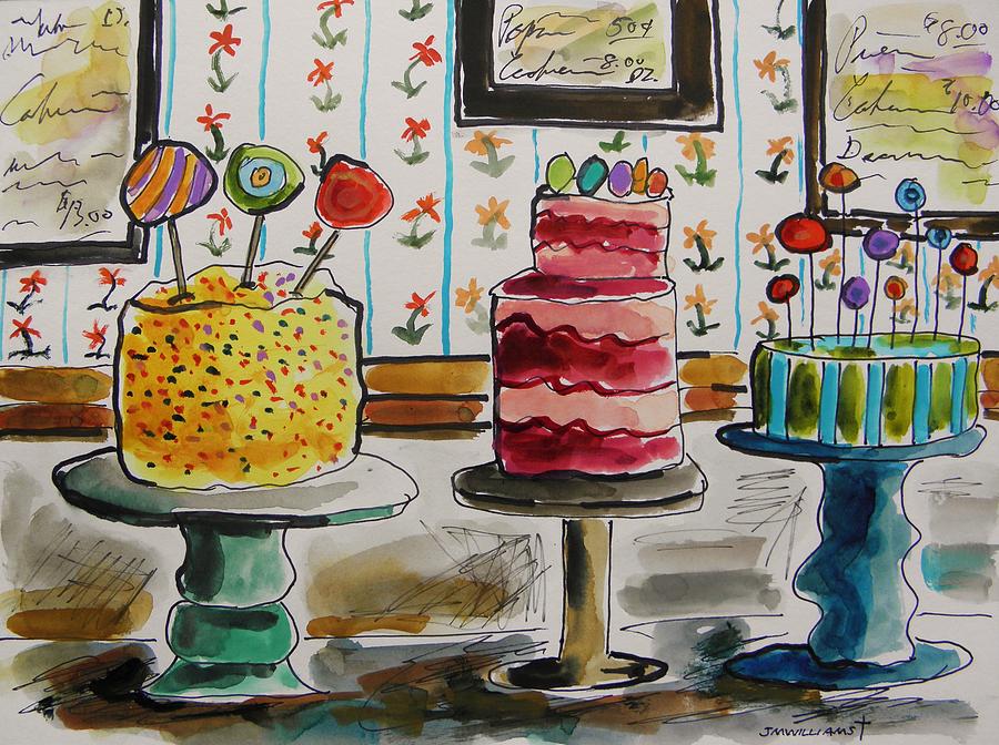 Cakes For Fun Painting by John Williams