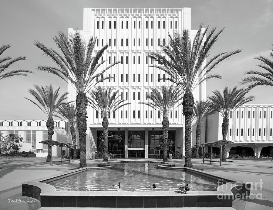 Los Angeles Photograph - Cal State University Fullerton Langsdorf Hall by University Icons