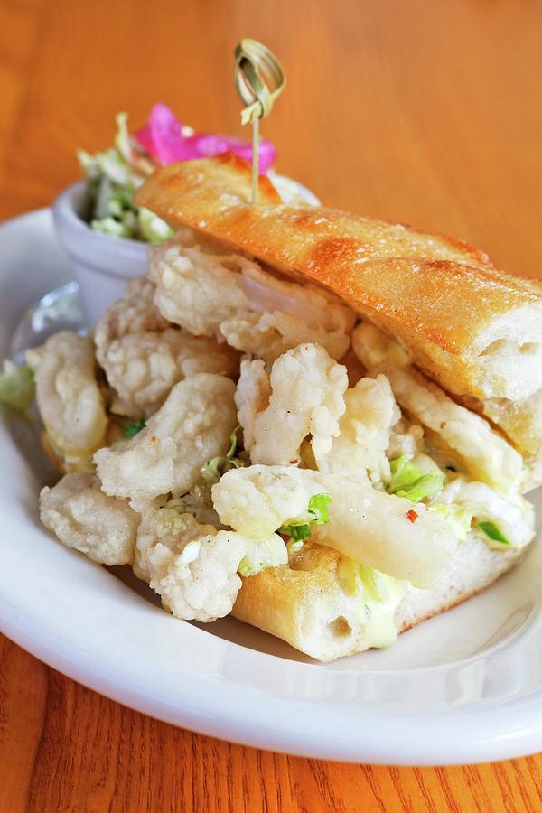 Calamari Po Boy Sandwich Photograph by Amy Kalyn Sims