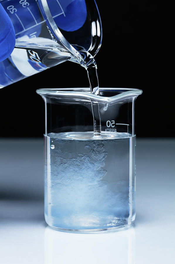 Calcium Fluoride Precipitate, 2 Of 3 Photograph by GIPhotoStock Images