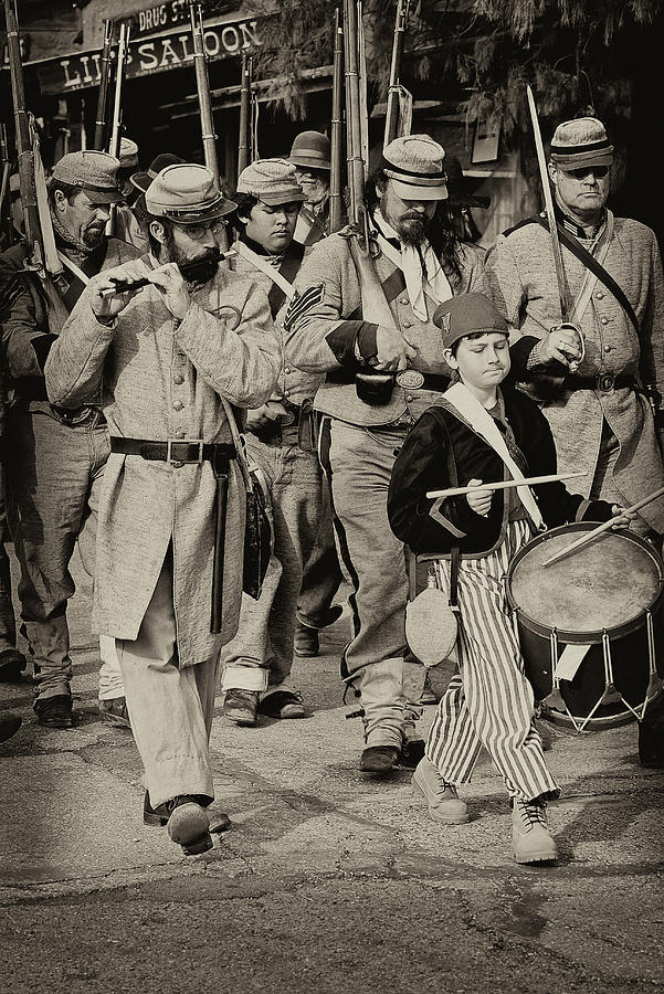 Calico Civil War Re-enactment Photograph by Donald Pash
