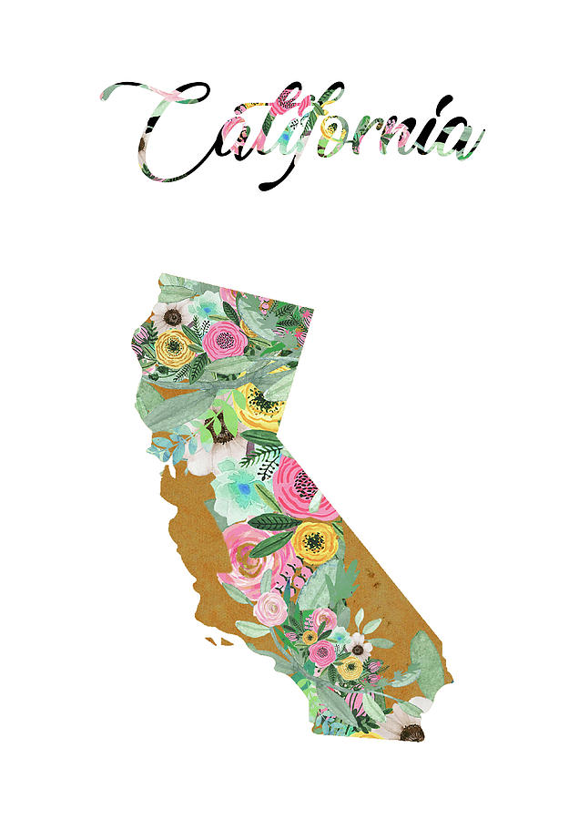 California Mixed Media by Claudia Schoen