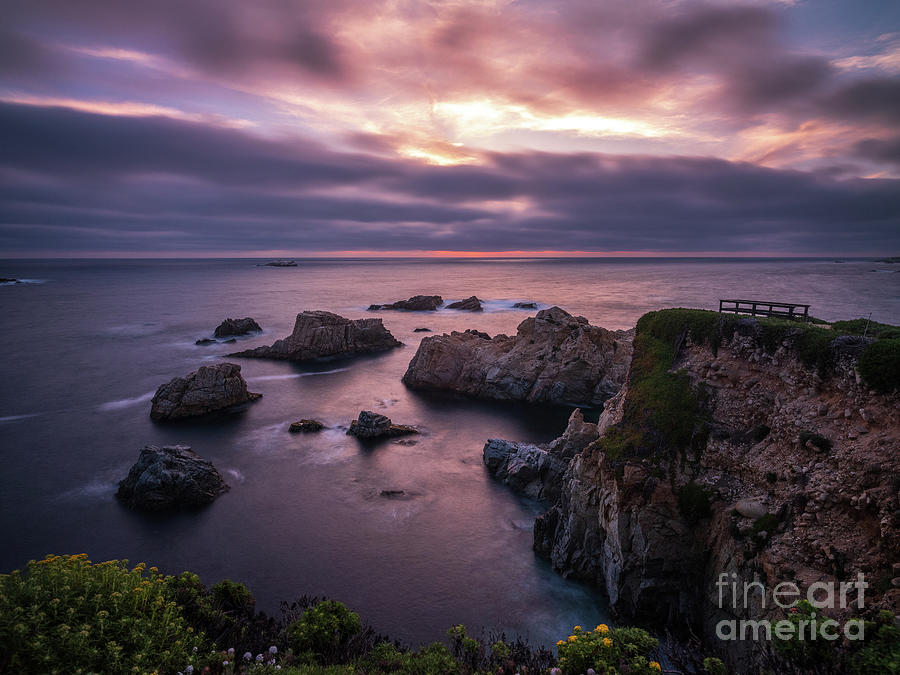 California Coast Evening Mood Photograph by Mike Reid