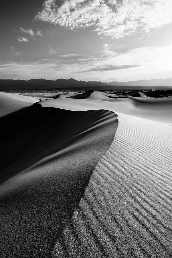 California, Death Valley National Park, Death Valley, Mesquite Sand Dunes At Dawn Digital Art by Ben Pipe