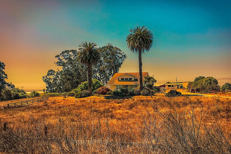 Summer Photograph - California Farmhouse by Christina Ford