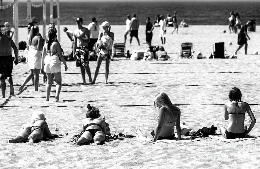 California Girls at Zuma Beach Malibu Photograph by John Rizzuto