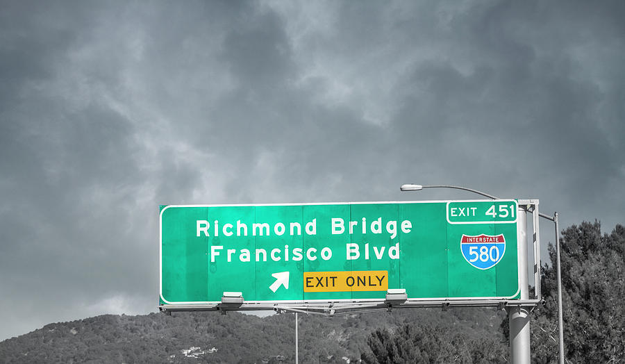 California Photograph - California Highway Traveling Richmond Bridge by Betsy Knapp California Photograph - California Highway Traveling Richmond Bridge by Betsy Knapp