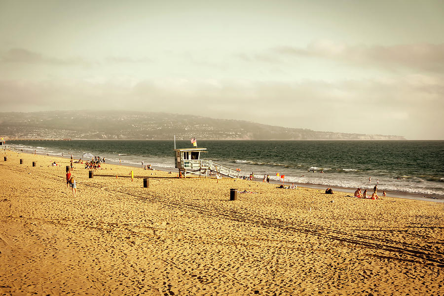 California, Los Angeles County, Manhattan Beach Digital Art by Angela Pagano