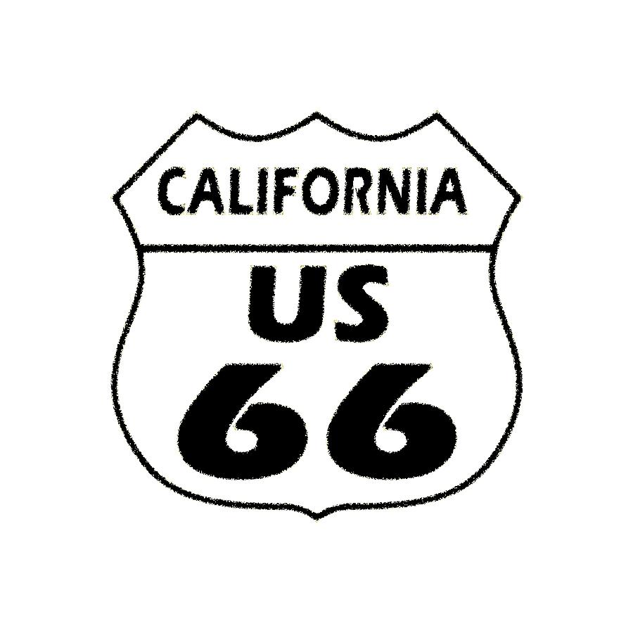 California Route 66 Digital Art by Marilyn Peterson