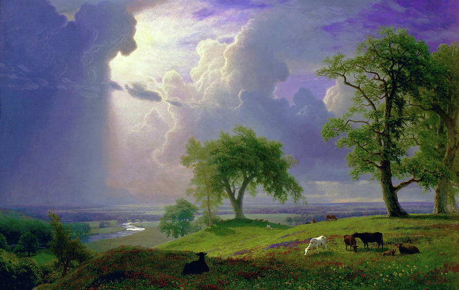 Albert Bierstadt  Painting - California Spring - Digital Remastered Edition by Albert Bierstadt