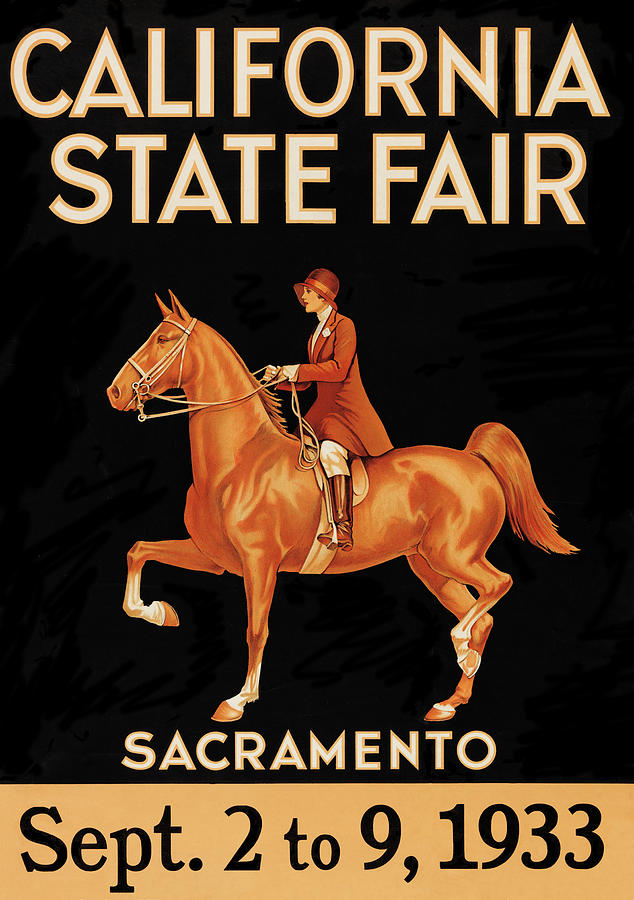 California State Fair, Sacramento, Sept. 2 to 9, 1933 Painting by