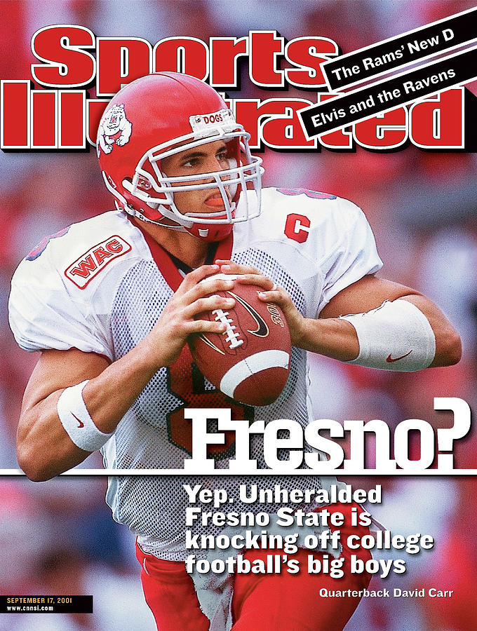 California State University Fresno Qb David Carr Sports Illustrated Cover Photograph by Sports Illustrated
