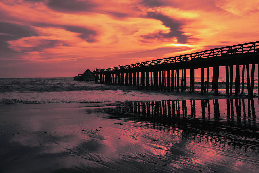 California Sunset Photograph by Elizabeth Waitinas