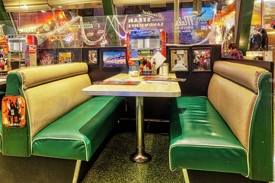 City Of Angels Digital Art - California, West Hollywood, Mels Drive-in Diner by Claudia Uripos