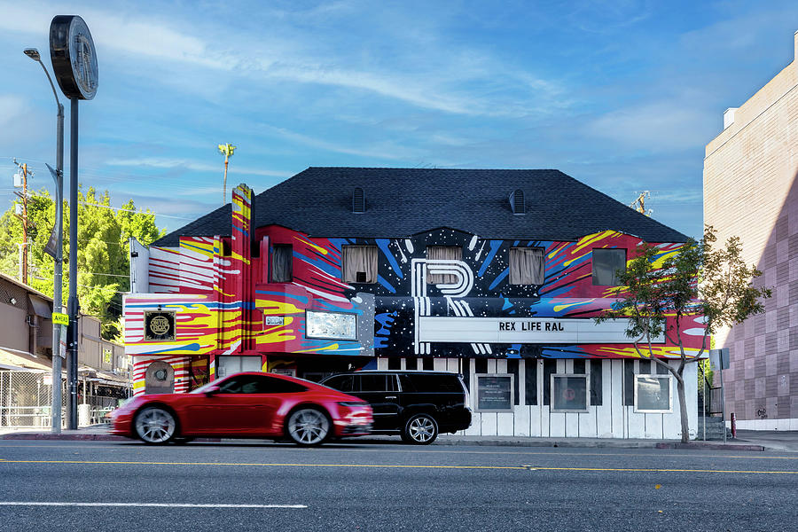 Hollywood Digital Art - California, West Hollywood, The Roxy Theater by Claudia Uripos