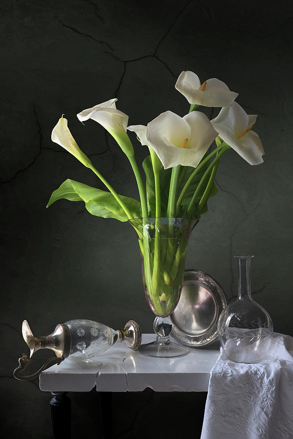 Calla lilies Photograph by Giovanni Allievi