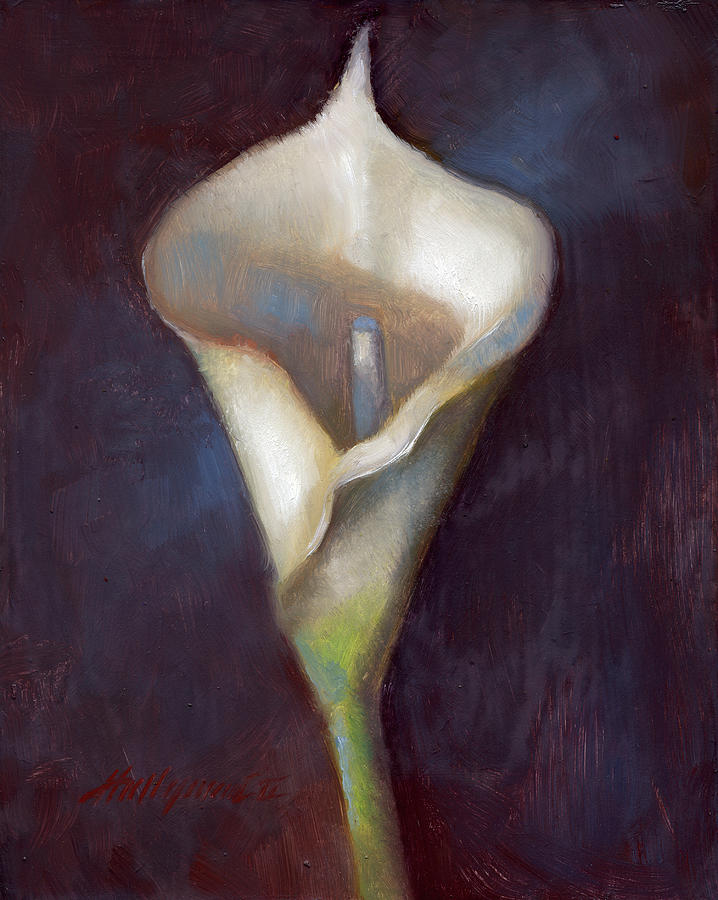 Calla Lily Painting by Hall Groat Ii