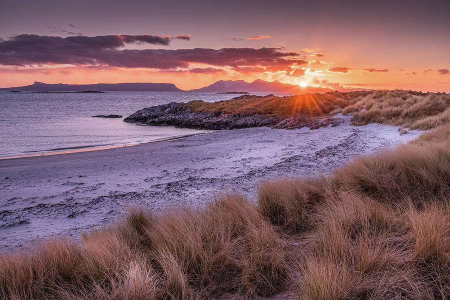 Calm Arisaig Beach At Sunset Photograph by Cavan Images - Pixels