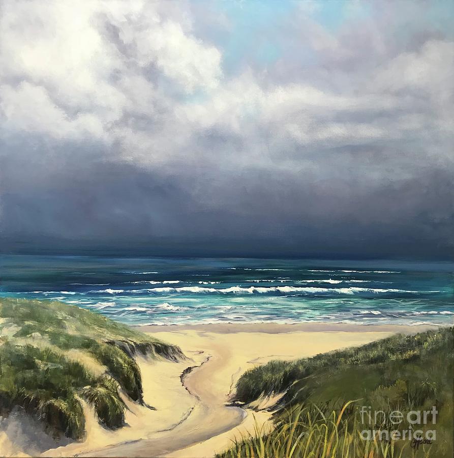 Calm before the storm Painting by Chris Hobel