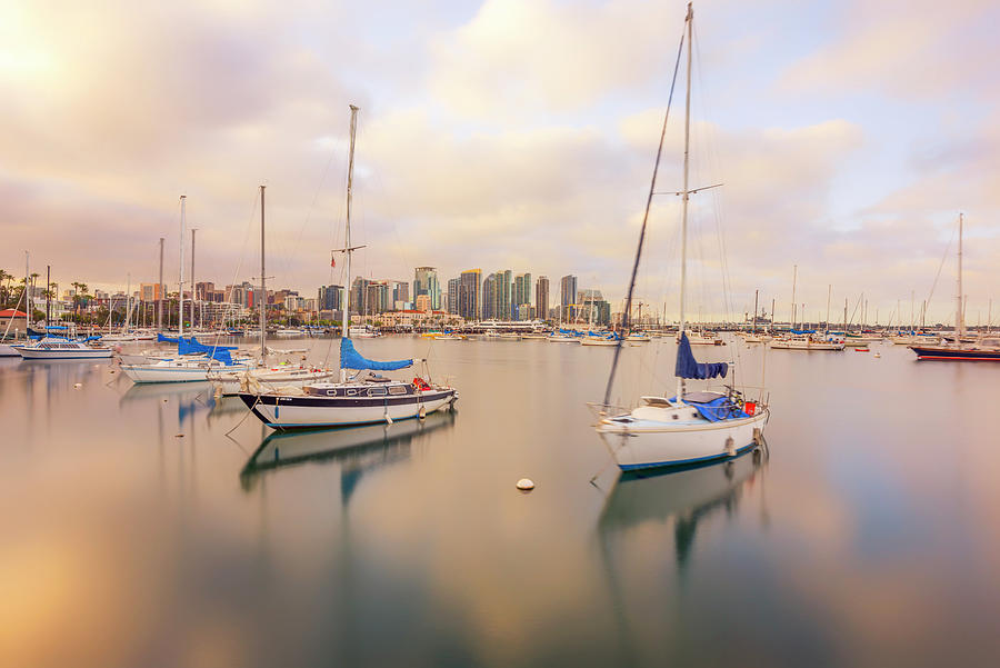 San Diego Photograph - Calm In Reflection San Diego by Joseph S Giacalone