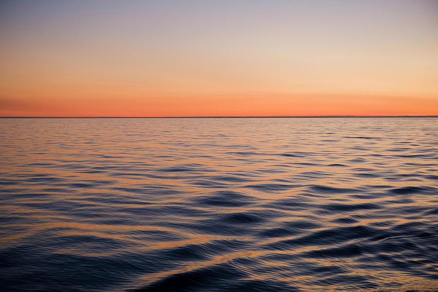 Calm Waters Of North Atlantic Ocean At Photograph by Holger Leue