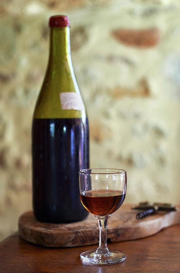 Calvados In A Bottle And A Glass Photograph by Jack Fillery
