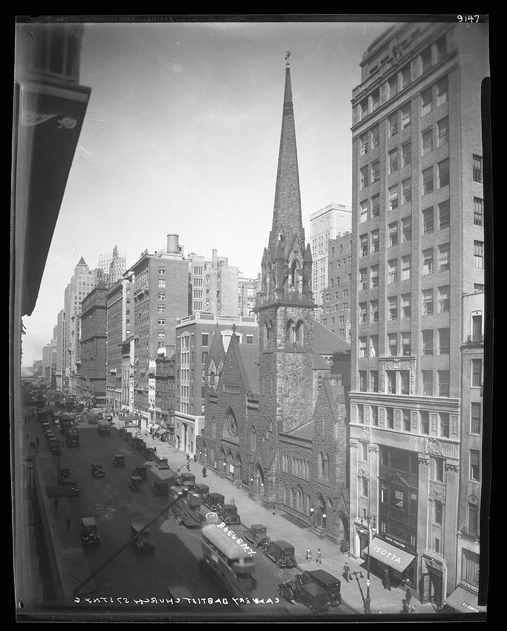 Calvary Baptist Church Photograph by The New York Historical Society