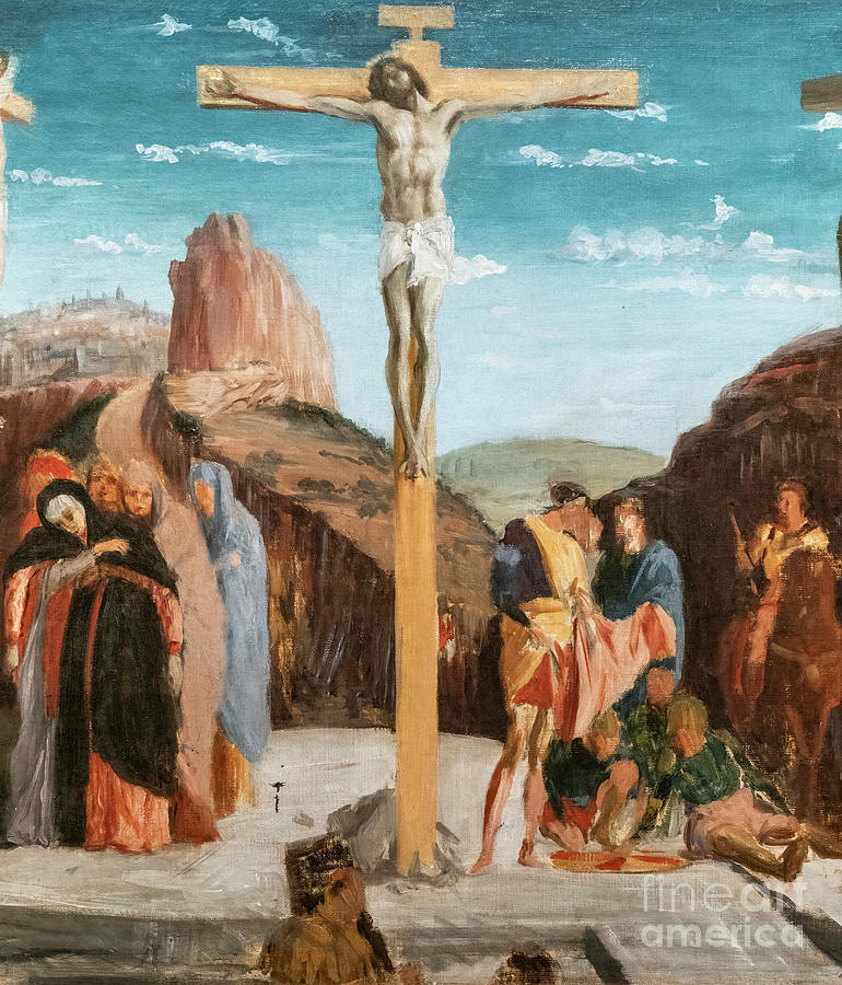 Calvary Copy After Andrea Mantegna Detail 1861 Painting by Edgar Degas