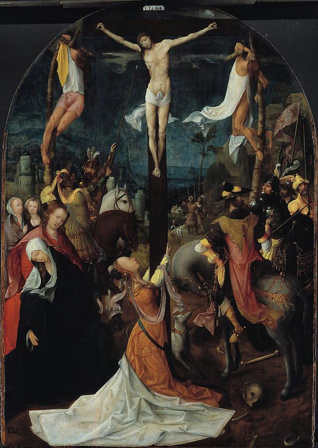 Jesus Christ Painting - Calvary by Jan De Beer