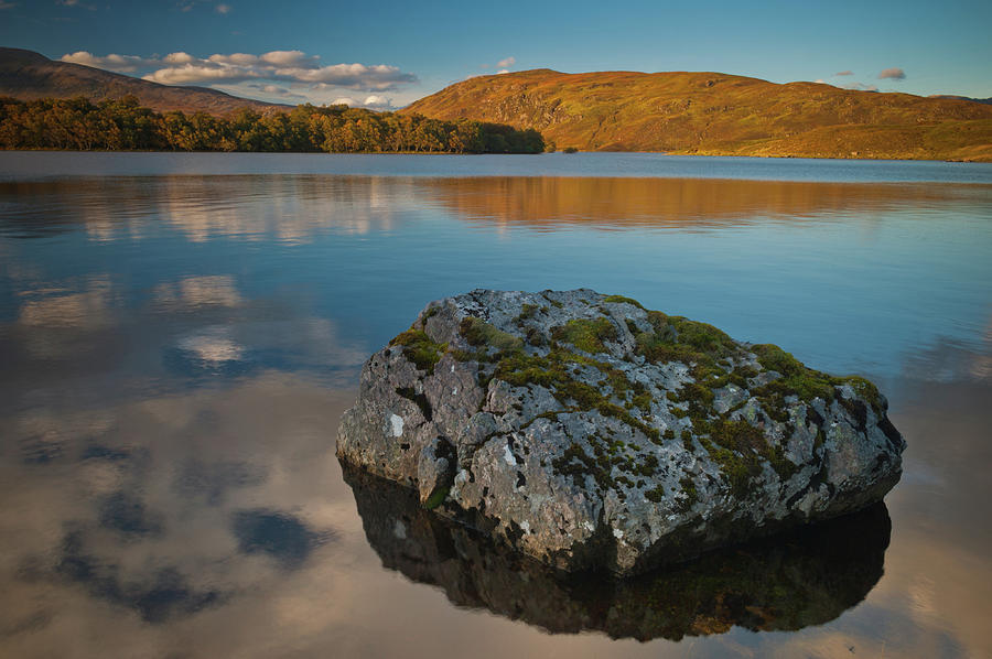 Elphin Photograph - Cam Loch, Sutherland, Scottish Highlands by David Ross
