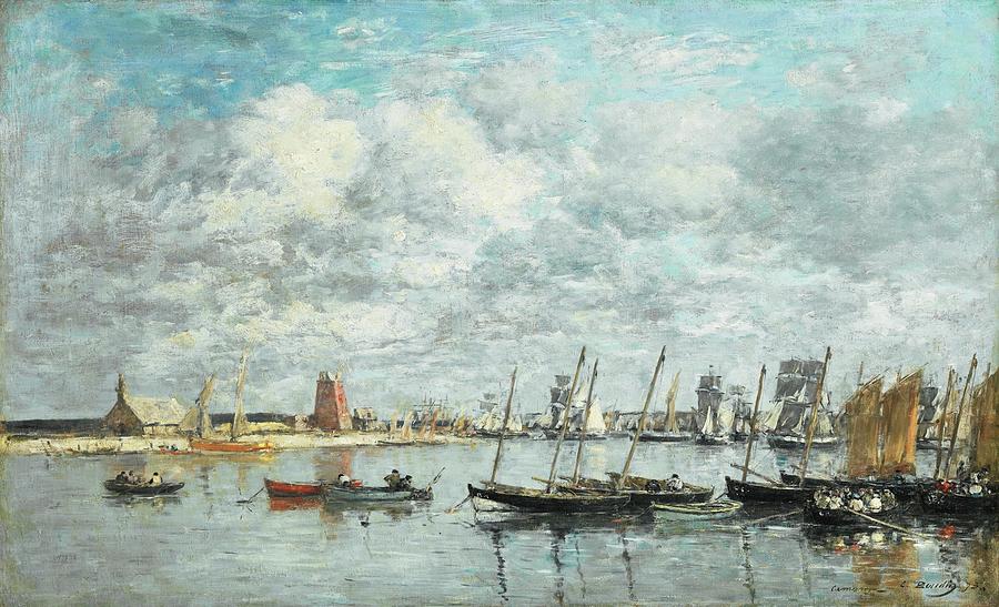 Camaret, The Port, 1873 Painting