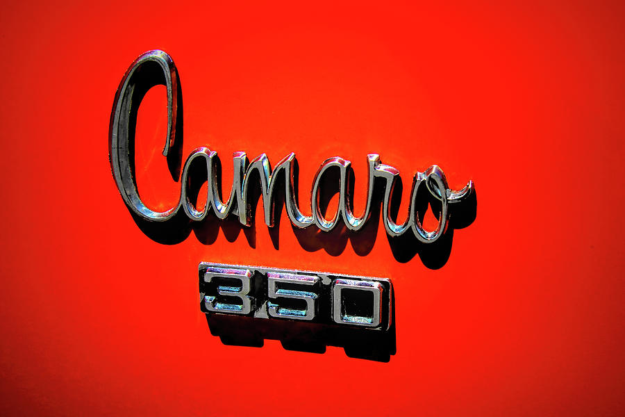 Camaro 350 Emblem And Logo Photograph by Nick Gray - Fine Art America