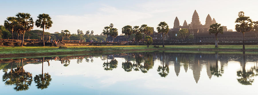 Cambodia, Angkor, Angkor Watt Digital Art by Jordan Banks