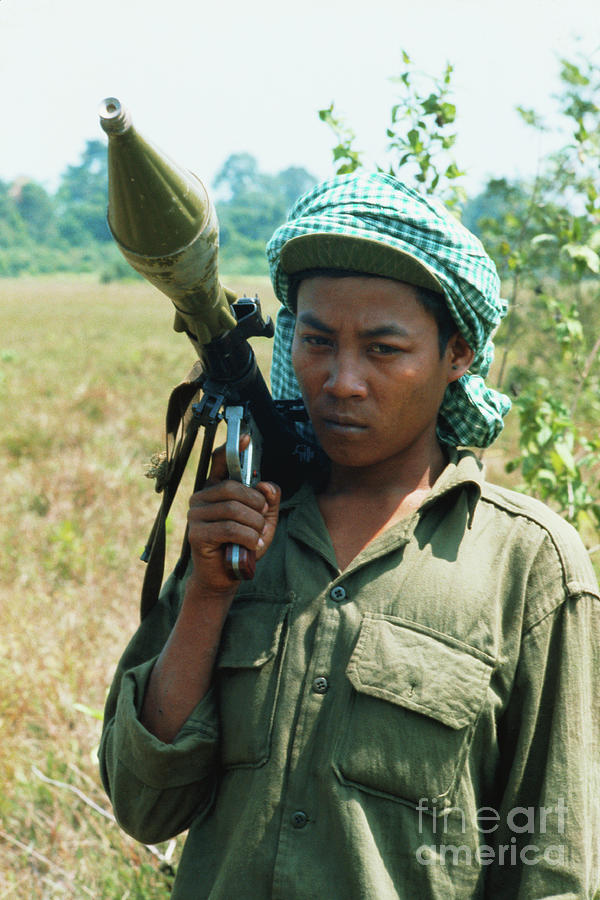 Cambodian Khmer Rouge Soldier Photograph by Bettmann