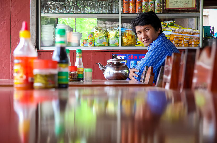 Street Photograph - Cambodian Snack by Olivier Schram