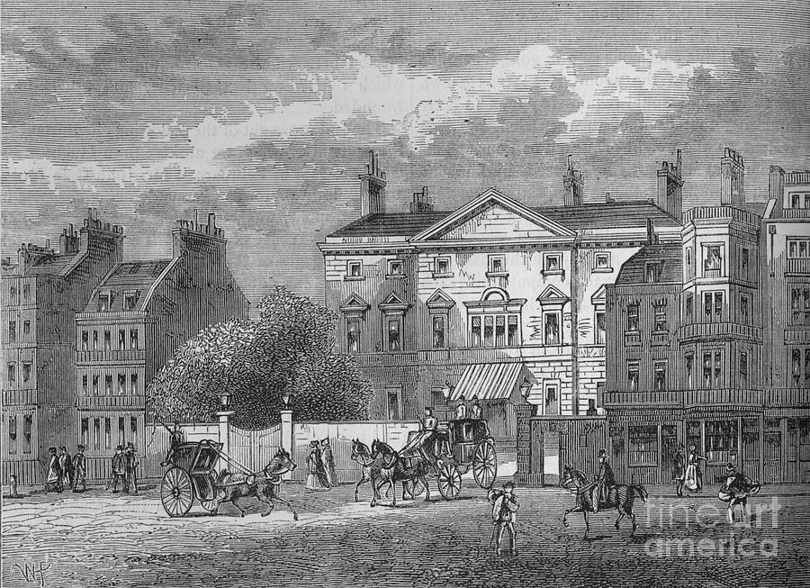 Cambridge House, Westminster, London Drawing by Print Collector