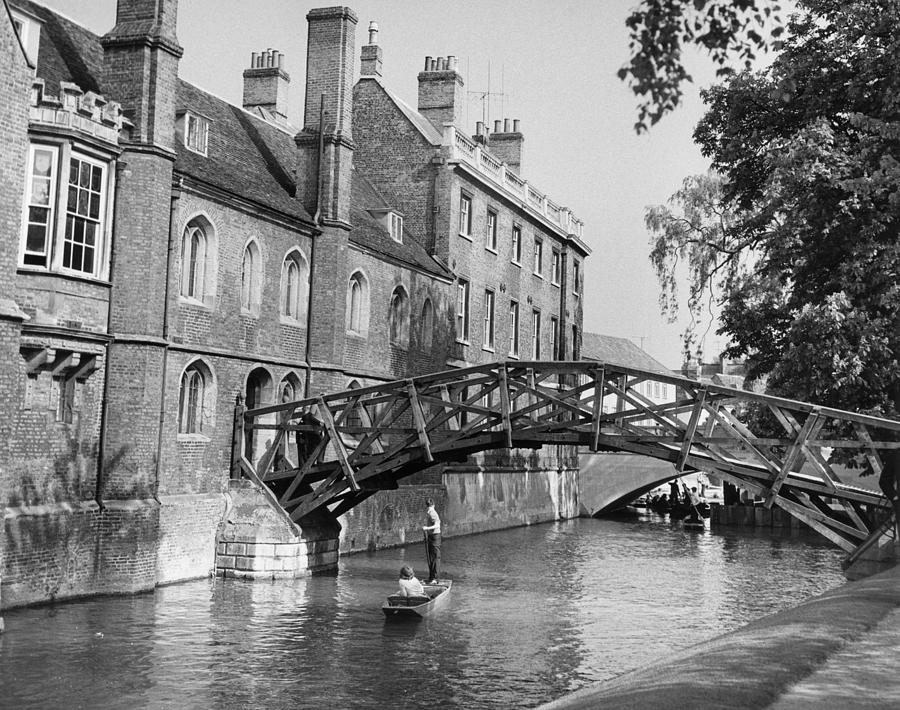 Cambridge Punts Photograph by Leonard G. Alsford